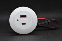 12V USB-TYPE C ŞARJ MODÜLÜ-BEYAZ 