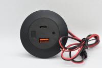 12V USB-TYPE C ŞARJ MODÜLÜ-SİYAH